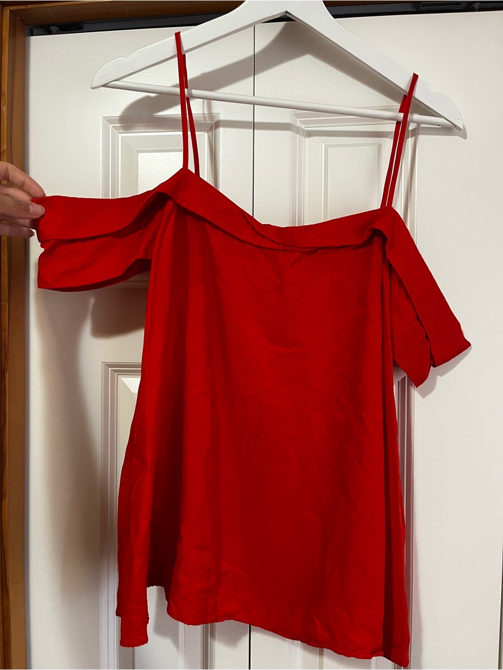 Paper Crown Red Spaghetti Strap Top